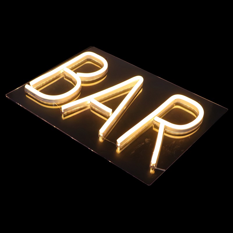 Neon Light 3‑Dimensional USB Wall Sign Lamp Decoration for Bar