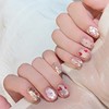 EYZOTSF Valentine Press on Nails Square Short Length Acrylic Square