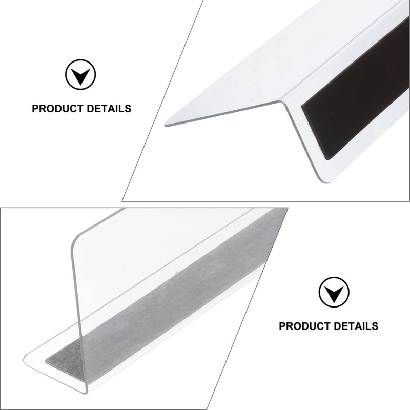 Plastic Shelf Divider- 2. 3 H x 7. 8 L