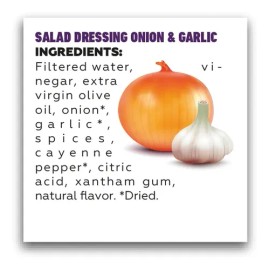 Aderezo De Cebolla Con Ajo Mrs Taste Sin Sodio 300 Ml