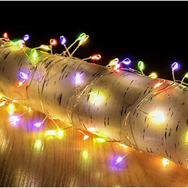 Snowtime 200 4m Copper Wire Cluster Lights With Multi-Colour LEDs
