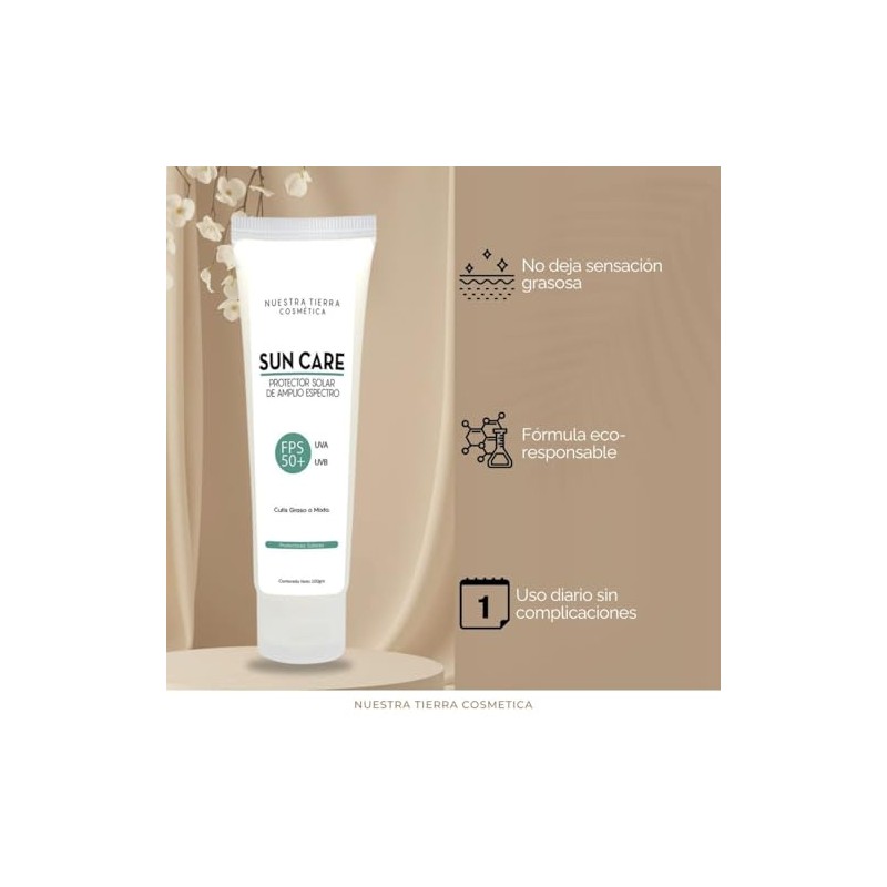 Protector Solar en Gel Cutis GrasoMixto FPS 50 - 100grs