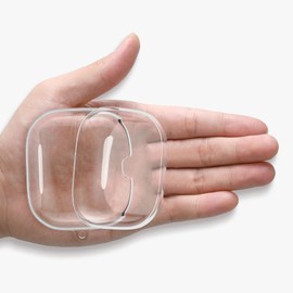 kwmobile Earphones Case Compatible with Beats Powerbeats Pro 2 - Crystal TPU Two-Part Earbuds Case - Transparent