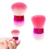 2 PCS Nail Dust Brush,Multipurpose Makeup Tool Soft Fiber Bristles
