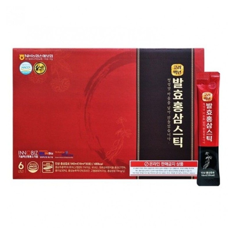 더존건강 Fermented Red Ginseng Stick Douzone Health Goryeo Baeknyeon x