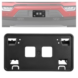 JMTAAT Front License Plate Bracket Compatible with 2021-2023 Ford F150 3.3L 5.0L Bumper License Plate Holder Frame Replacement for ML3Z17A385AB FO1068185 w/o Immersion Heater