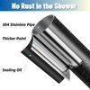 Spring Tension Rods, Adjustable Spring Loaded Expandable Small Curtain Tension