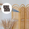 sourcing map Double Acting Hinges Folding Screen, 6Pcs 1.85" Double