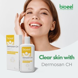 Dermosan CH Anti Pimple Lotion Anti Acne - Chamomile & Witch Hazel Natural Clear Skin Formula - Reduces Sebum, Acne and Pimples, Pores Reducing, Toner Face 120 ml