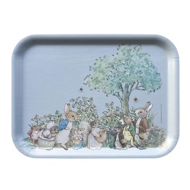 Stone Rabbit - Wooden Tray - Peter Rabbit - Little Day Paris - 20 x 27 cm