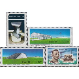 Brazil 2103,2104-2105,2106 (complete.issue.) unmounted mint/never hinged ** MNH 1985 Institute, Brasilia, Rondon (Stamps for collectors)