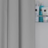 Sealskin Granada Shower Curtain, PEVA, Light Grey, 120 x 200