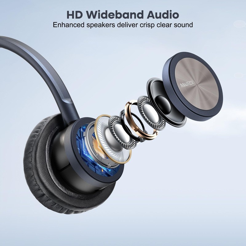 Auricular para teléfono con micrófono con cancelación de ruido compatible