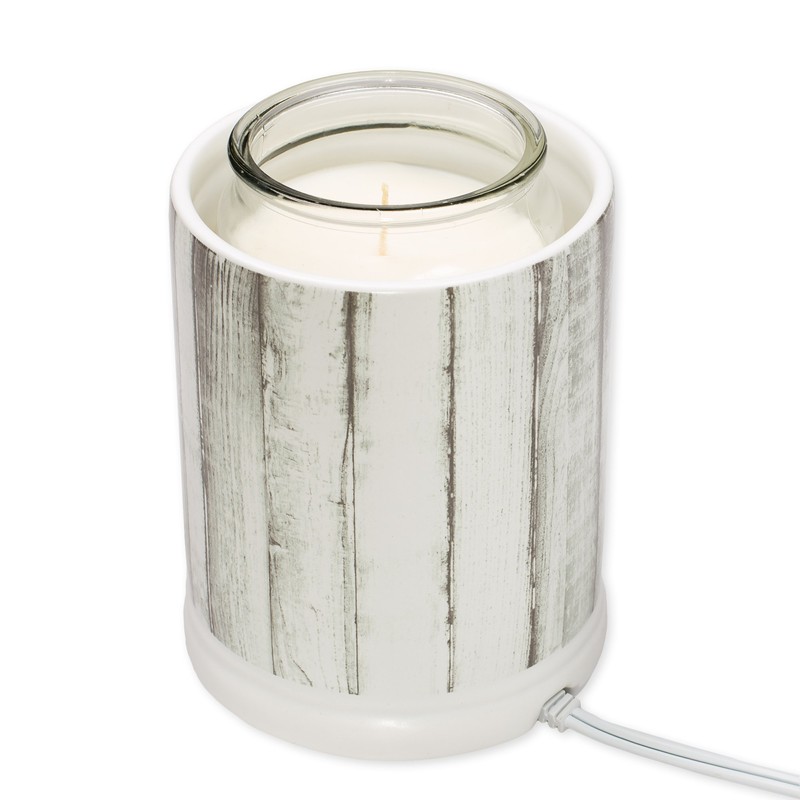 Elanze Designs Be Still and Know Distressed Wood Design White