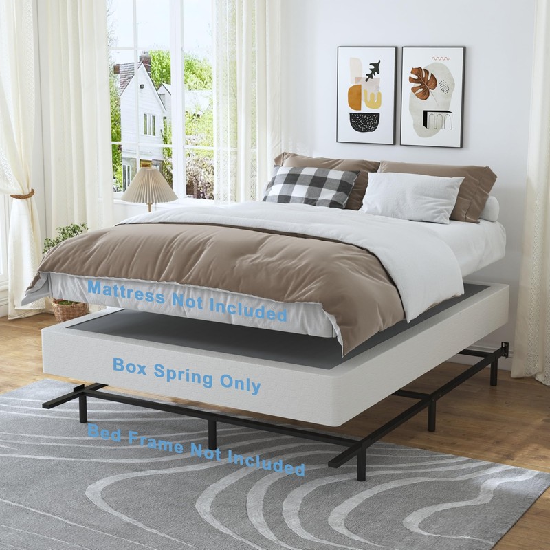 HOBINCHE King Box Spring - 7 Inch High Profile Box