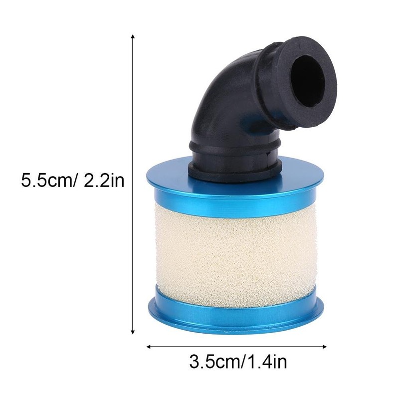 RC Car Air Filter HSP Sponge Durable Aluminum Alloy 1:10