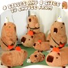 Capybara Plush, Capybara Stuffed Animal with Cute Turtle Backpack, Capybara