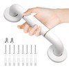 Bathroom Grab Handles with Non-Slip Handle and Luminous Safety Circles,