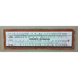 concretesliderules.com Concrete Slide Ruler Lot of 3pcs 100 Yard Volume Calculator MADE IN USA!!!!