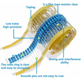 0.47 Ohm metal film resistor 1W 10 PCS 0.47 Ohm 1 Watts Metal Film Resistors 1% Tolerance  Shipped  From USA