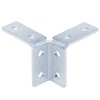 4 Pcs 8 Hole Wing Shape Double Corner 90 Degree