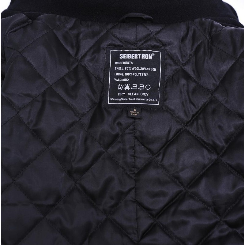 Seibertron Men's Woolen Coat US Navy Type 80% Wool USN