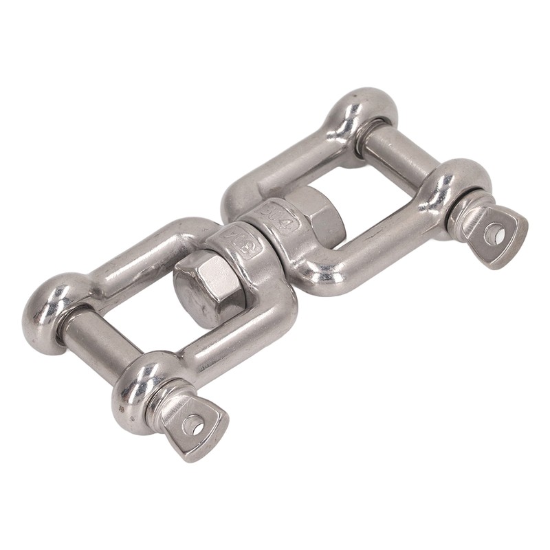 304 Stainless Steel Double Jaw Shackle Rustproof Universal Jaw Anchor