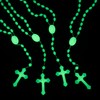 JUXINGDAZYF 17'' luminous in the dark rosary, imported from Italy