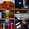 3 Pack 7” Motion Sensor Lights Indoor Battery Operated, Stick