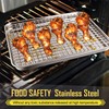 12.5 Inch Baking Sheet Pan with Cooling Rack Set, Joyfair