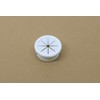 Pkg of 6 - White Nylon Expandable Grommet Plug -