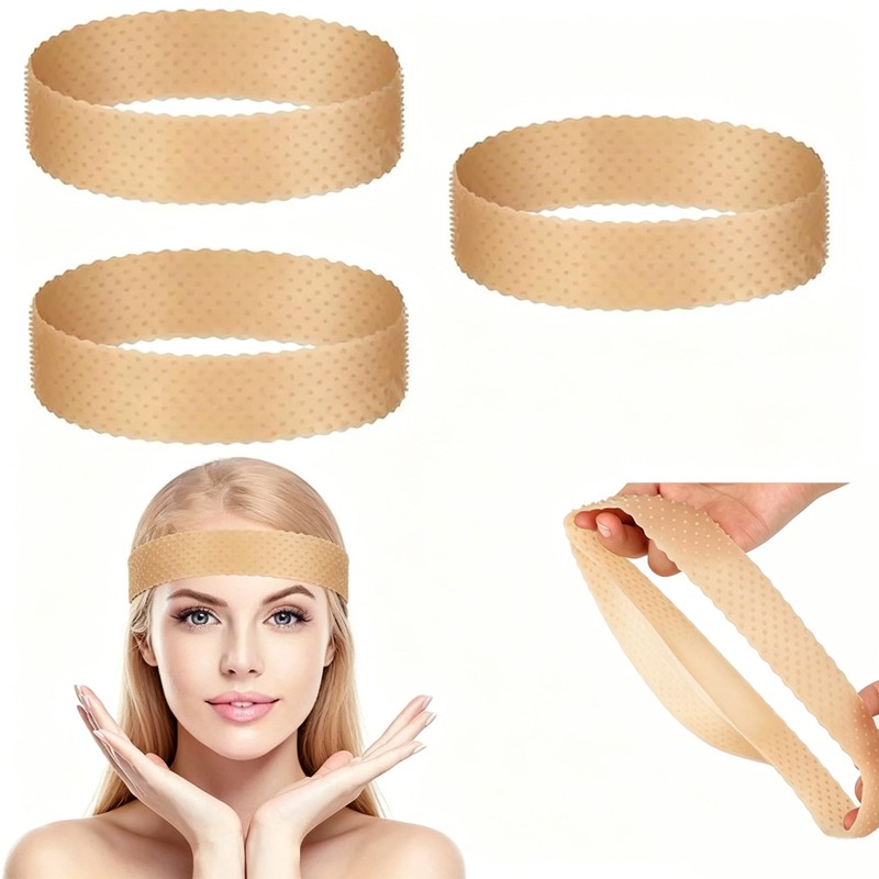 Banda de sujeción de silicona para pelucas (para mujer), paquete