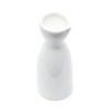 JapanBargain 2723, White Porcelain Sake Carafe Sake Bottle for Cold