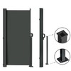 175" x 72.5" Retractable Side Awning,Waterproof & UV-Resistant,Folding Privacy Screen