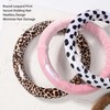 2pcs Overnight Curls Headband, Dual Use Rod Headband Round Leopard