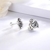925 Sterling Silver Dragon Highland Cow Axolotl Horse Penguin Fox