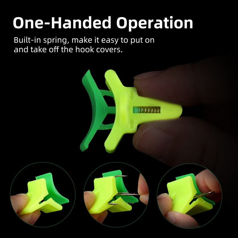 RUNCL Treble Hooks Covers Fishing Hooks Protector Treble Hook Safety