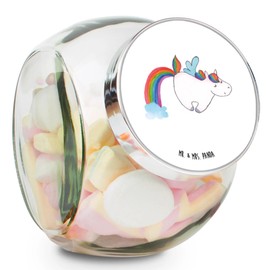Mr. & Mrs. Panda Sweet Jar Unicorn Pegasus L 870 ml, Premium Glass, 870 ml