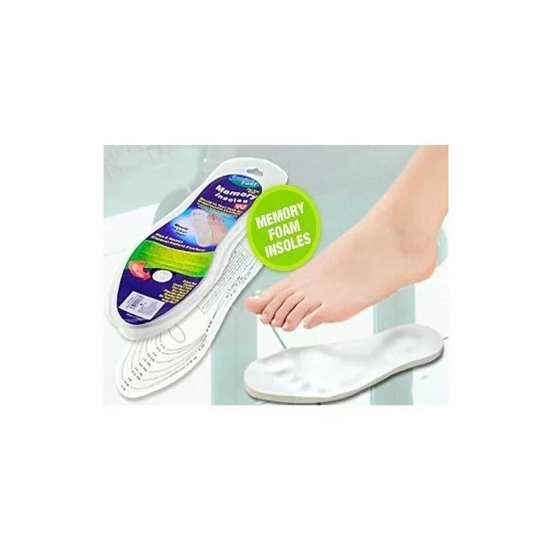 Taej 85 5 Pares De Plantillas Ajustables Unisex Memory Foam