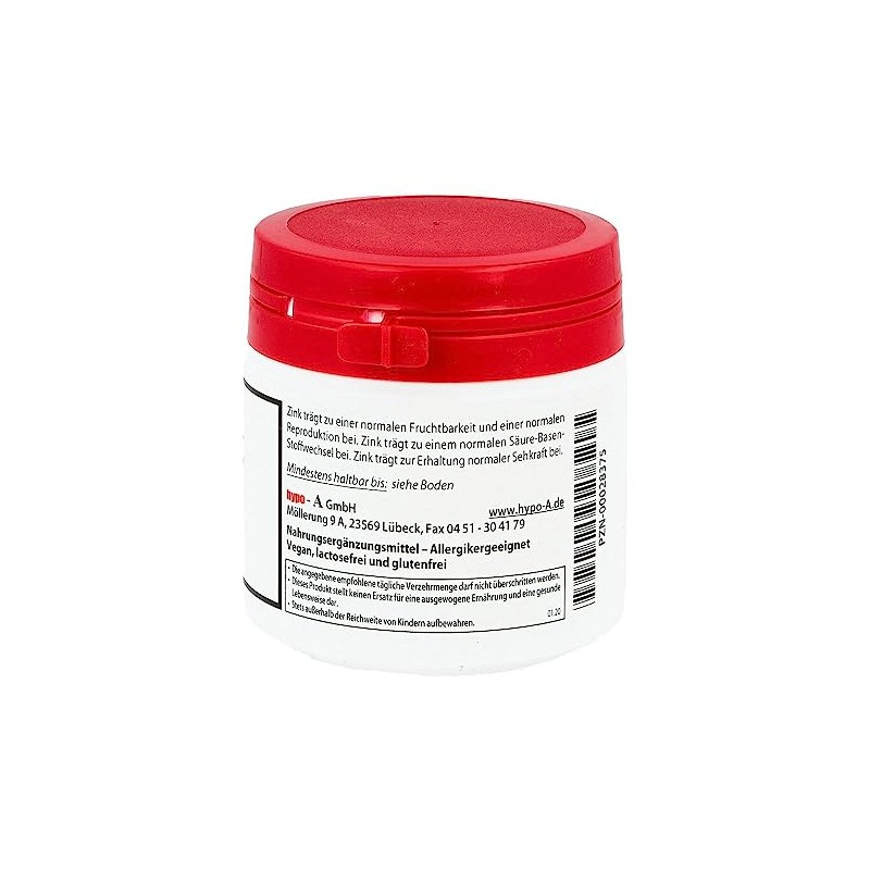 HYPO A Zinc Capsules Pack of 120