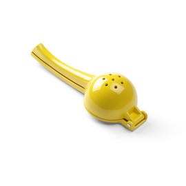 HENDI Lemon Squeezer for Lemons, Citrus Juicer, Powder-Coated Aluminium, 223 x 75 x 45 mm, Yellow