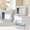 LOFOWN Travel Makeup Set Waterproof Transparent Cosmetic Bag and Toiletry