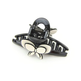 Meilliwish Elegant Little Butterfly Women Girls Ponytail Holder Hair Clip (D95) (White)