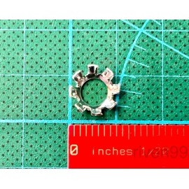 PFC 25pcs #12 Countersunk External Tooth Lock Washer, Zinc Plated Steel, #12 screws