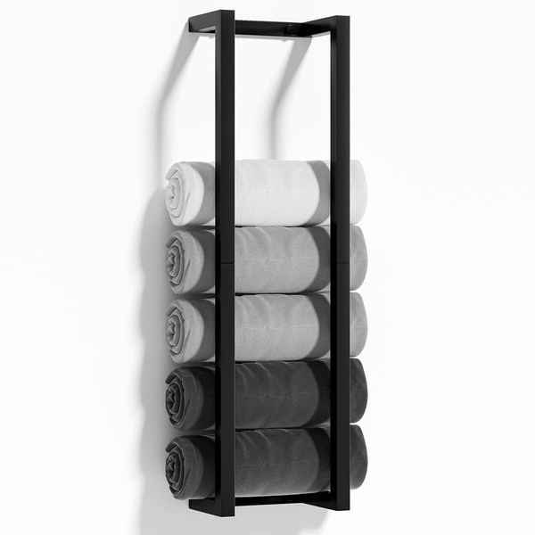 2 Pack Towel Racks for Rolled Towels Wall Mounted, VIDA-ZONE