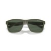 A|X ARMANI EXCHANGE Men's AX4135SF Low Bridge Fit Square Sunglasses,