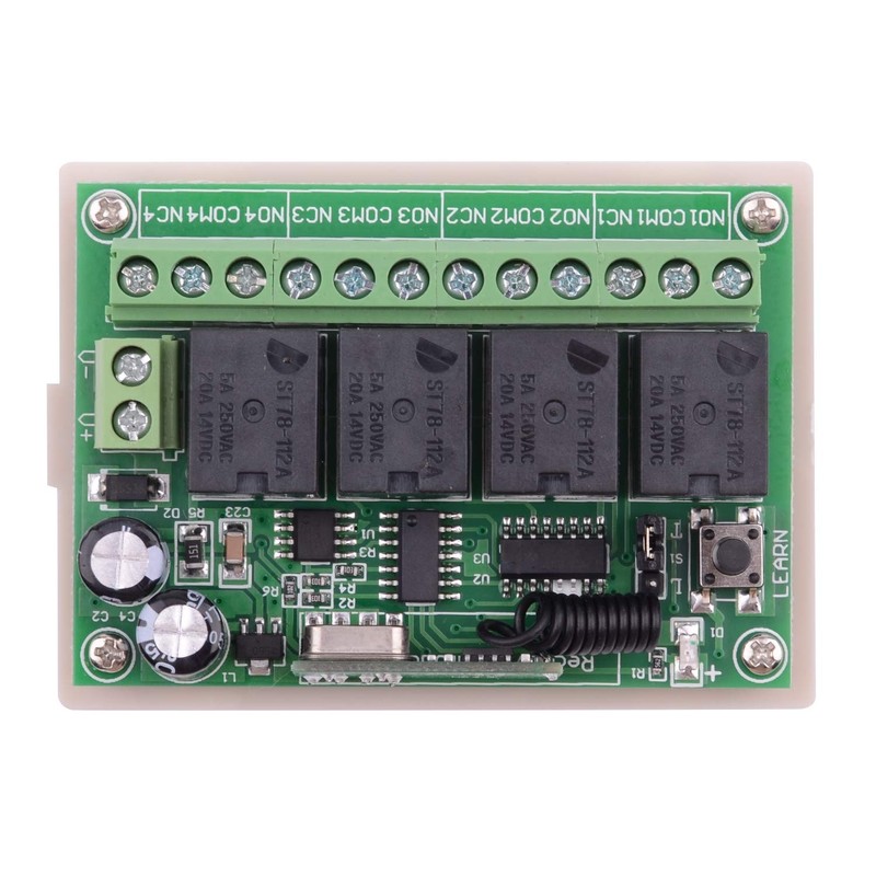 Wireless Switch RF Remote Switch DC 12V 4CH Channel 10A