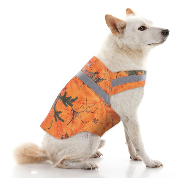 Mooselander Reflective Dog Safety Vest with Realtree Prints - High