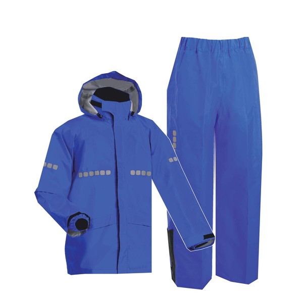 [APt PRO] AP1000 Working Rain Suit (Royal Blue, M)
