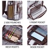 Vorspack Clear Backpack Heavy Duty PVC Transparent Backpack with Reinforced
